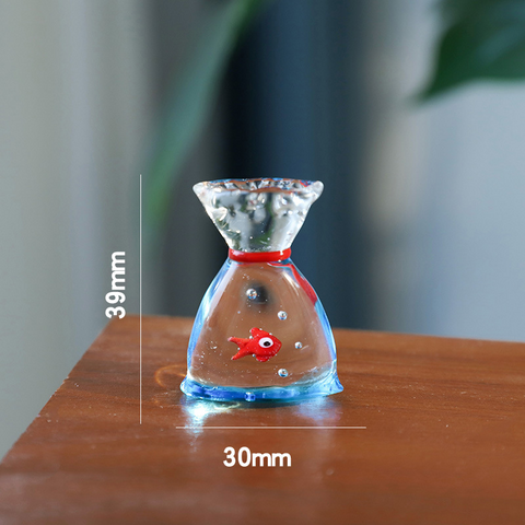 Adorno de Escritorio de Vidrio de Borosilicato Alto con Forma de Ballena, Lindo Pez Oceánico para Pecera con Peces Dorados, Decoración para el Hogar