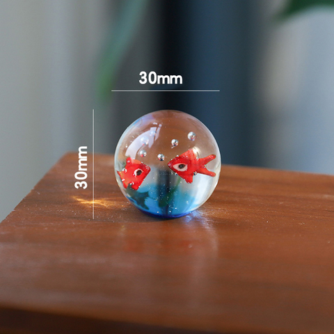 Adorno de Escritorio de Vidrio de Borosilicato Alto con Forma de Ballena, Lindo Pez Oceánico para Pecera con Peces Dorados, Decoración para el Hogar