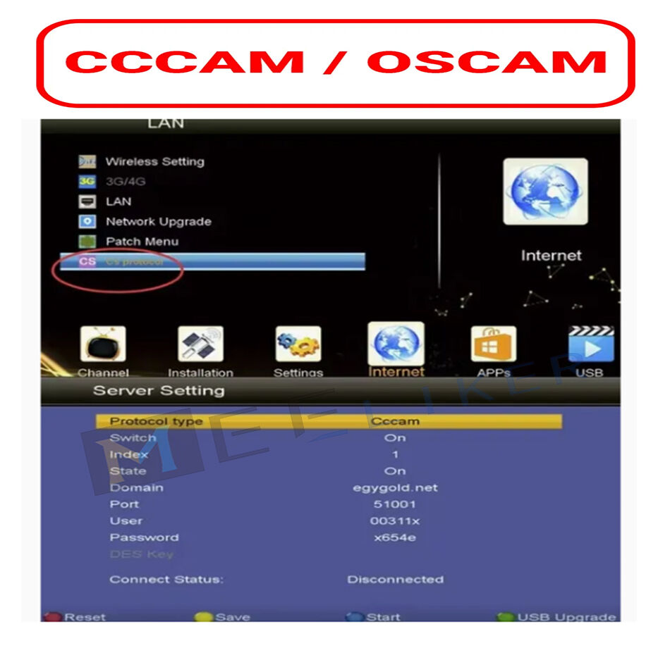 شراء بالجملة الصين اختبار مجاني Cccam Oscam حساب 24 ساعة Cccam 4k 7 ...