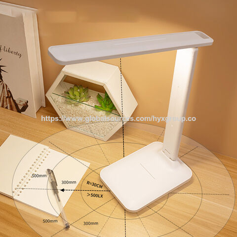 LED Desk Lamp with USB Charging Port Dimmable Eye-Caring Reading Desk Light for Home Touch Control