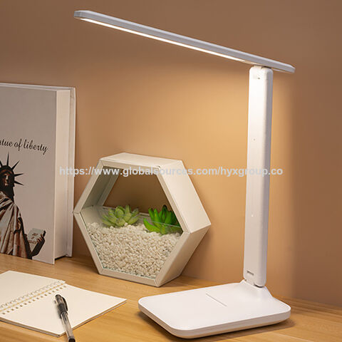 LED Desk Lamp with USB Charging Port Dimmable Eye-Caring Reading Desk Light for Home Touch Control