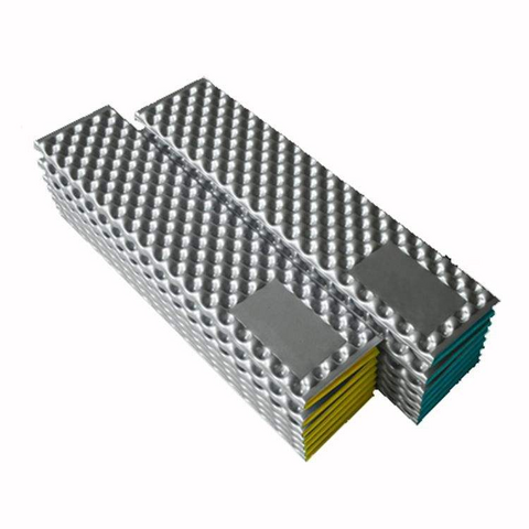 Aceptación OEM IXPE Colchoneta Aislante Tipo Huevera - Estera Plegable de Camping para Estudiantes con Aislamiento de Humedad y Lámina de Aluminio de Celda Cerrada