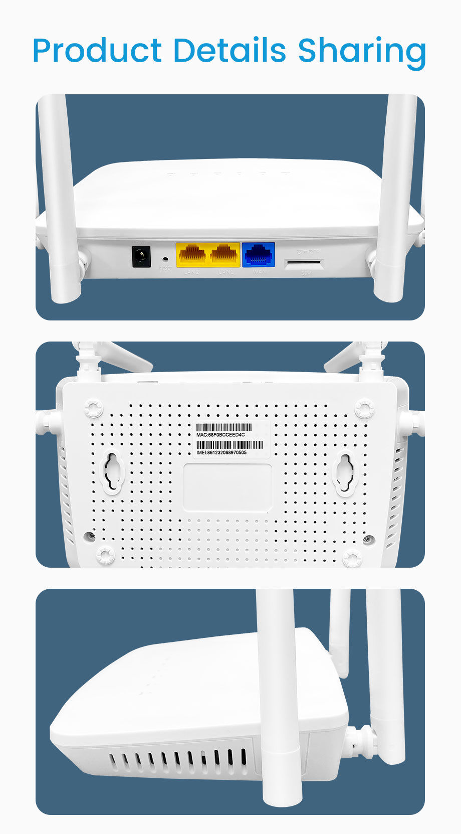 Factory Direct High Quality China Wholesale 4g Router With Sim Card ...