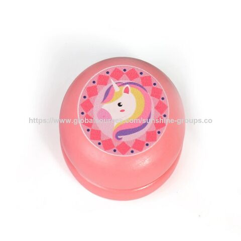 Yo-yo en bois avec motif de dessin animé pour garçons et filles, cadeau, jouet pour enfants, prix d'école primaire - Vente en gros