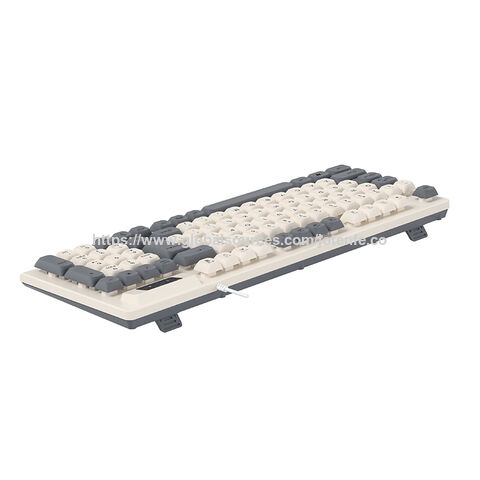Clavier d'ordinateur USB filaire 94 touches avec pavé numérique, indicateurs de verrouillage, supports pliables, clavier pleine taille pour PC portable