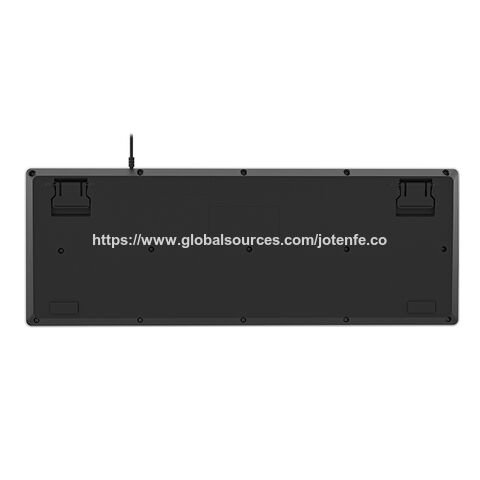 Clavier d'ordinateur USB filaire avec pavé numérique, indicateurs de verrouillage majuscules, bouton de volume, clavier multimédia pour PC portable