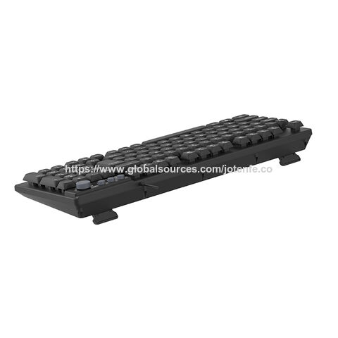 Clavier d'ordinateur USB filaire avec pavé numérique, indicateurs de verrouillage majuscules, bouton de volume, clavier multimédia pour PC portable