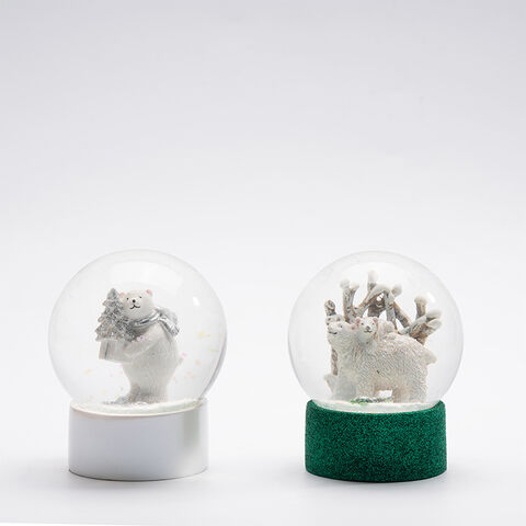 Ingenio para crear artesanías de resina personalizadas exclusivas, bola de nieve, adornos exquisitos para la sala de estar del hogar