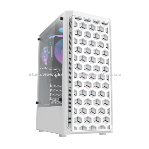 Caja de PC Gaming Semitorre con Cristal Templado sin Marco Tipo ODM, Chasis para Ordenador Gaming