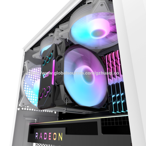 Caja de PC Gaming Semitorre con Cristal Templado sin Marco Tipo ODM, Chasis para Ordenador Gaming