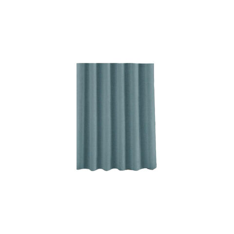 Rideau de douche en polyester beige style bohème ferme pour salle de bain, tissu crème