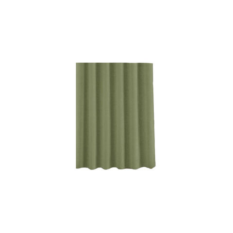 Rideau de douche en polyester beige style bohème ferme pour salle de bain, tissu crème