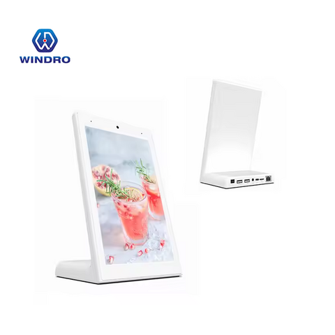 Prix usine, affichage numérique publicitaire Panneau en forme de L avec POE/WiFi/HDMI/Caméra Tablette Android 2+16GB Moniteur LCD