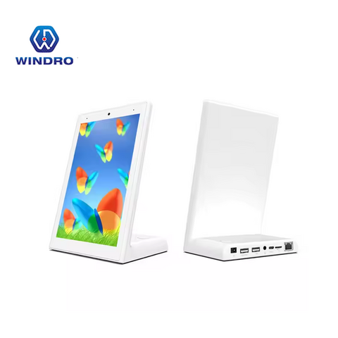 Prix usine, affichage numérique publicitaire Panneau en forme de L avec POE/WiFi/HDMI/Caméra Tablette Android 2+16GB Moniteur LCD
