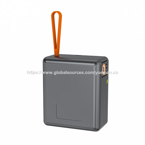Gonfleur de Pneus Intelligent, Pompe à Air Portable 17L avec Batterie Rechargeable 1800mAh, Charge Rapide Type-C, Multi-scène, Lumière LED