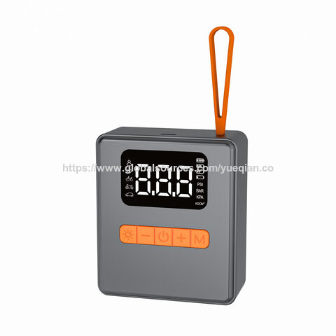 Gonfleur de Pneus Intelligent, Pompe à Air Portable 17L avec Batterie Rechargeable 1800mAh, Charge Rapide Type-C, Multi-scène, Lumière LED