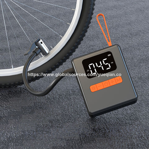 Gonfleur de Pneus Intelligent, Pompe à Air Portable 17L avec Batterie Rechargeable 1800mAh, Charge Rapide Type-C, Multi-scène, Lumière LED