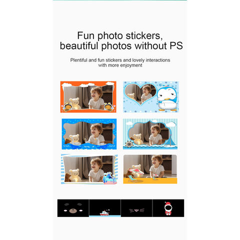 Kamera Cetak Instan untuk Anak-Anak Terlaris 1080P HD Mini Kamera dengan Kamera Pencetak Foto Termal - Hadiah Mainan Anak-Anak