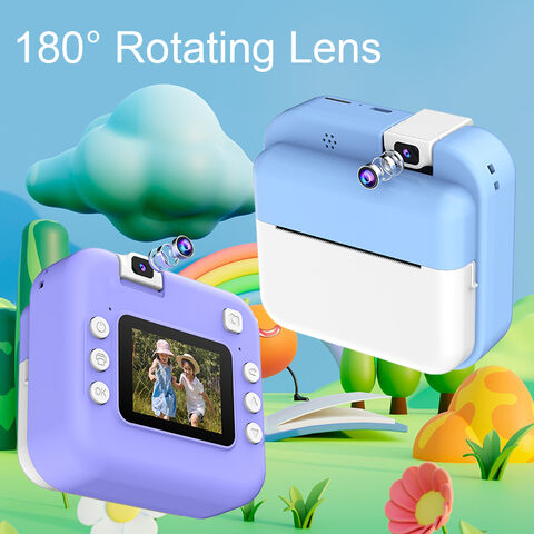 Kamera Cetak Instan untuk Anak-Anak Terlaris 1080P HD Mini Kamera dengan Kamera Pencetak Foto Termal - Hadiah Mainan Anak-Anak
