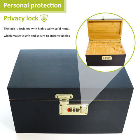 Caja de seguridad negra personalizada