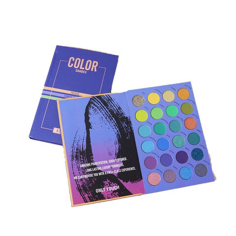 Ombre à Paupières Multicolore Cosmétique avec Logo Personnalisé OEM de Marque Privée