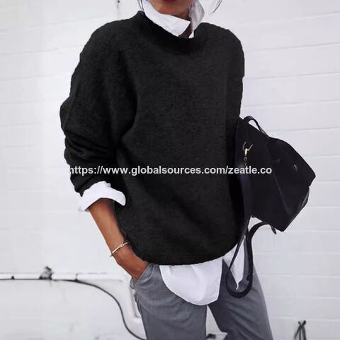 OEM Herren Graues Langarm-Leucht-T-Shirt Damen Baumwollshirts Langarm Neues Lässiges und Vielseitiges Strickoberteil