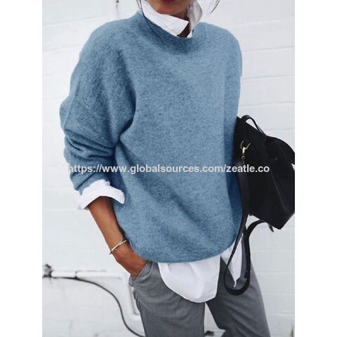 OEM Herren Graues Langarm-Leucht-T-Shirt Damen Baumwollshirts Langarm Neues Lässiges und Vielseitiges Strickoberteil