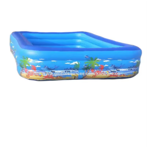 Piscina Inflable Familiar para Niños, Jardín, Patio Trasero, Exterior, Elevada, de PVC