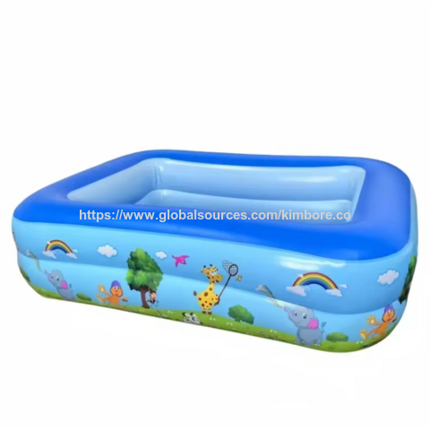 Piscina Inflable Familiar para Niños, Jardín, Patio Trasero, Exterior, Elevada, de PVC
