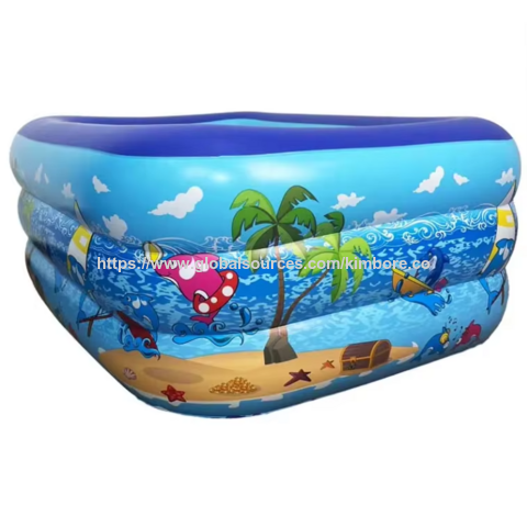Piscina Inflable Familiar para Niños, Jardín, Patio Trasero, Exterior, Elevada, de PVC