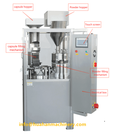 NJP-1200 Automatische Kapselfüllmaschine zum niedrigen Preis