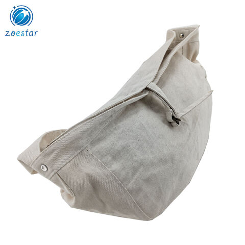 Bolsa transversal de lona moderna, estilo minimalista coreano, unissex, design personalizável para B2B