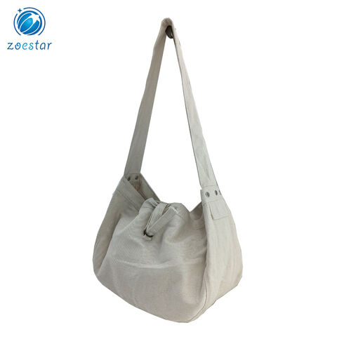 Bolsa transversal de lona moderna, estilo minimalista coreano, unissex, design personalizável para B2B