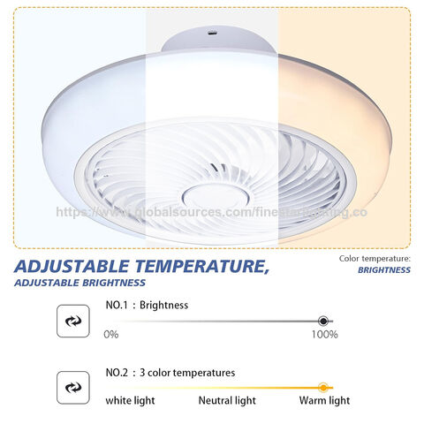 Ventilateur de Plafond Intelligent OEM avec Lumière, Guide d'Air, LED RGBIC & CCT, Contrôle App WiFi, Compatible Google Home Alexa