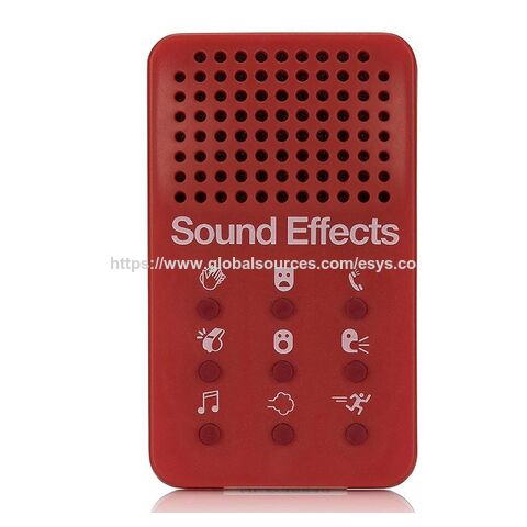 Lustiges ABS-Druckknopf-Soundeffekt-Spielzeug, 16-Tasten-Soundbox, Anti-Stress-Unterhaltung, Streich-Witz, Unterhaltungselektronikprodukt