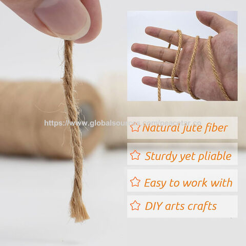 Ficelle de jute de 3 mm. Longueur de 30 mètres, Fabriqué au Vietnam.