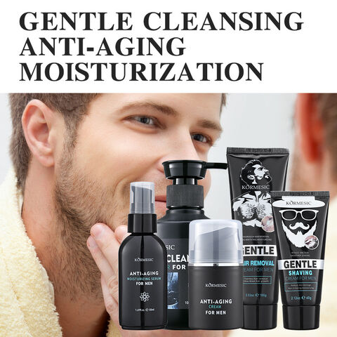 Espuma de Barbear Limpeza Profunda para Homens - Creme de Barbear