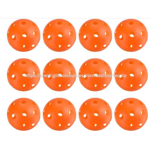 Bolas de Pickleball de 40 furos, itens de venda quente. Várias cores disponíveis.