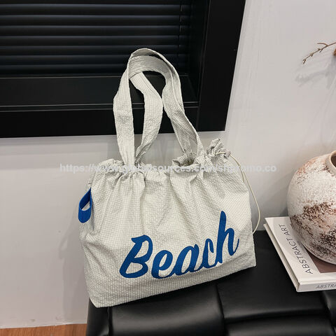 Tragbare faltbare Einkaufstasche mit Kordelzug, umweltfreundliche Reisetaschen für Damen