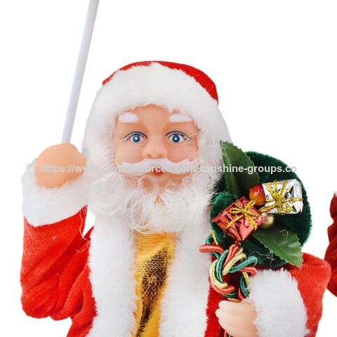 Parapluie électrique avec musique, cadeau, jouet Père Noël, article de décoration de Noël, jouets musicaux