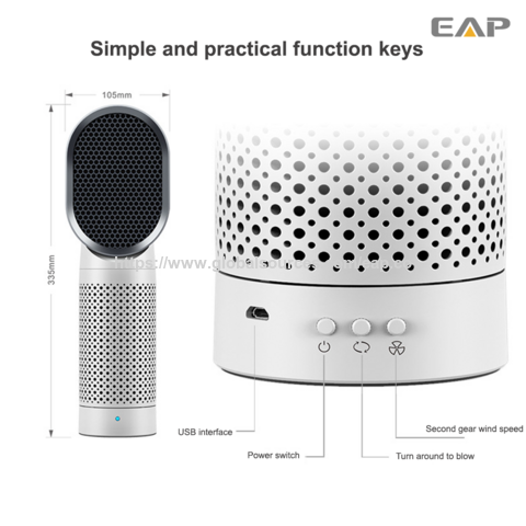 Purificateur d'air intelligent sans pales 800W sur pied