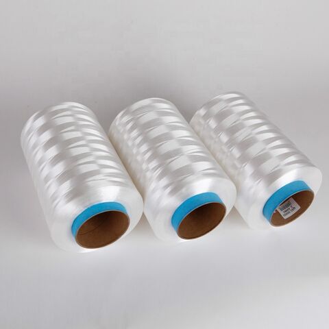 Fibre de filament de polyéthylène à très haut poids moléculaire 1000D blanche, légère, à haute résistance et résistante aux intempéries