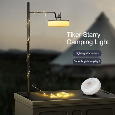 HISPEED Camping-Ausrüstung Outdoor Lichterkette Wasserdicht 10m Camp LED Wiederaufladbare Lichterkette