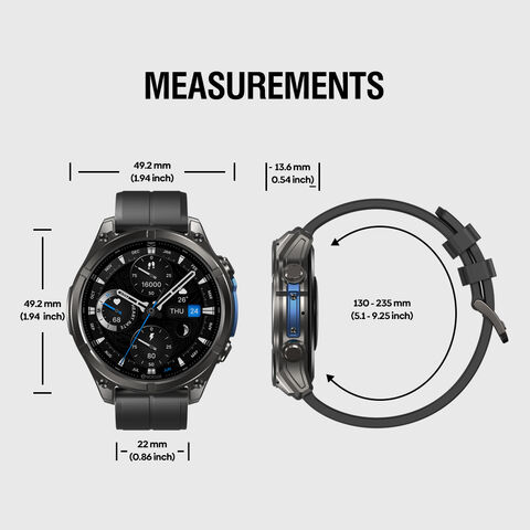 Smartwatch con Llamadas de Voz Zeblaze VIBE 8, Pantalla AMOLED de 1.43", Monitor de Ritmo Cardíaco y Presión Arterial, Múltiples Modos Deportivos