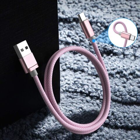 Cable USB Tipo C 3.1 Trenzado de Nylon OEM ODM de Alta Calidad, Cable USB C de Carga Rápida de Datos