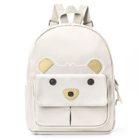 Tas Ransel Korduroi Beruang Kecil Lucu Kapasitas Besar untuk Siswa Sekolah Dasar - Cocok untuk Grosir dan Distributor
