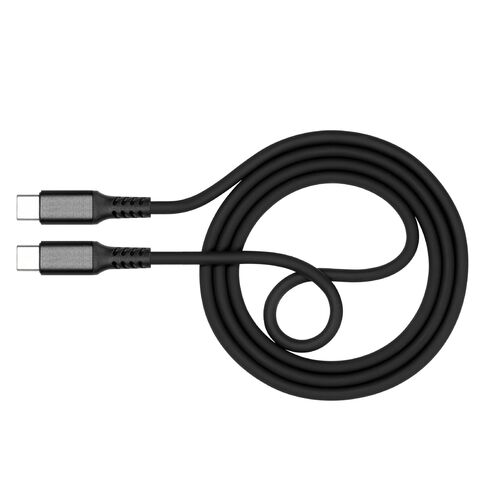 Nouveau câble de données USB TYPE-C double en silicone liquide 2025, charge rapide, pour téléphones mobiles Apple et Android