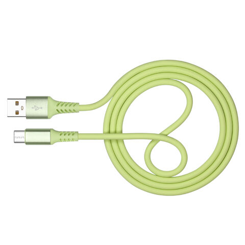 Nouveau câble de données USB TYPE-C double en silicone liquide 2025, charge rapide, pour téléphones mobiles Apple et Android