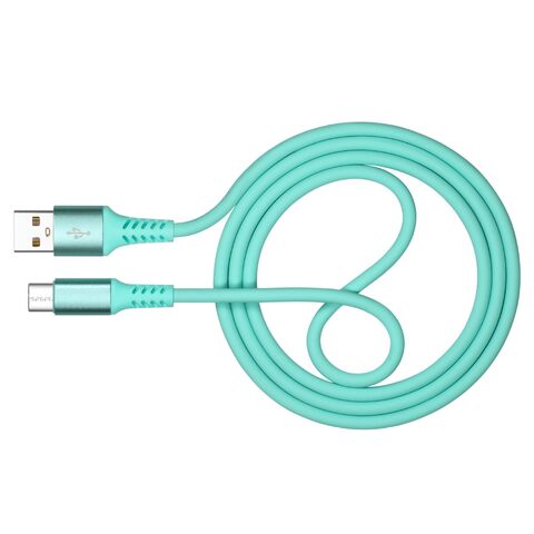 Nouveau câble de données USB TYPE-C double en silicone liquide 2025, charge rapide, pour téléphones mobiles Apple et Android