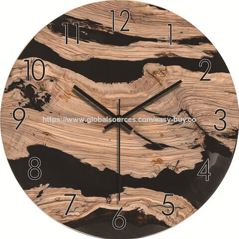 Quarz-Wanduhr, Wanduhr mit Glockenspiel, Übergroße Wanduhr, Minimalistische Wanduhr